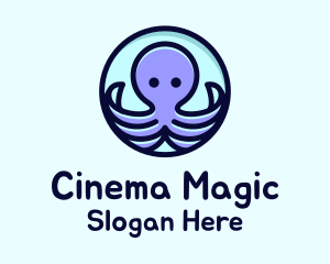 Cute Octopus Tentacles Logo