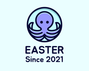 Seafood - Cute Octopus Tentacles logo design
