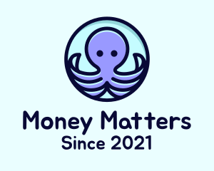 Seafood Restaurant - Cute Octopus Tentacles logo design