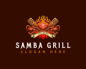 Seafood Grill Restaurant logo design