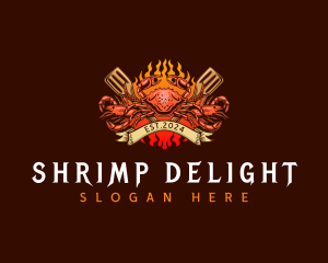 Shrimp - Seafood Grill Restaurant logo design