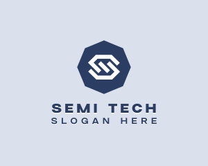 Tech Software Letter S logo design