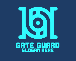 Gate - Round Gate Tech logo design