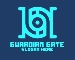 Gate - Round Gate Tech logo design