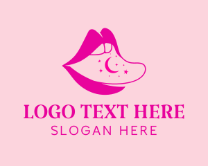 Tongue - Mystic Mouth Lips logo design