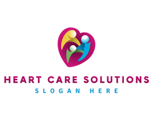 Heart Family Care logo design