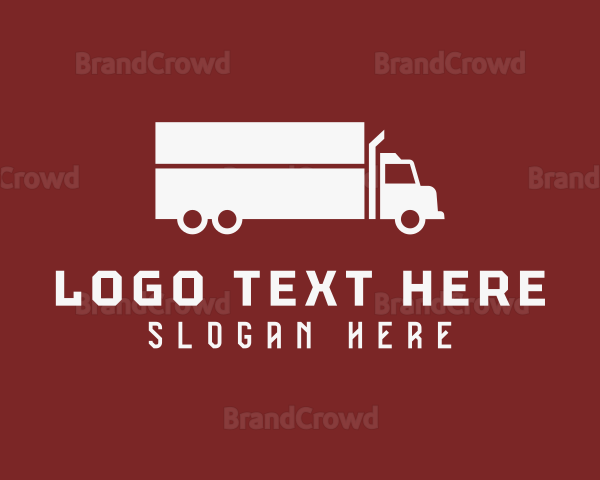 Simple Logistics Trucking Logo