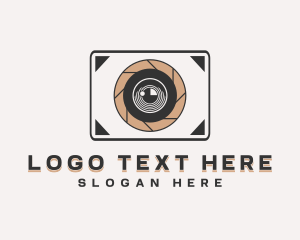 Shutter - Camera Lens Photography logo design