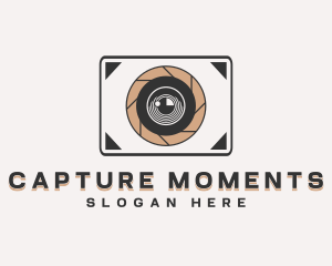 Photojournalist - Camera Lens Photography logo design