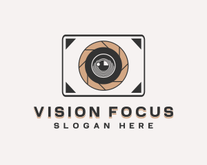 Lens - Camera Lens Photography logo design