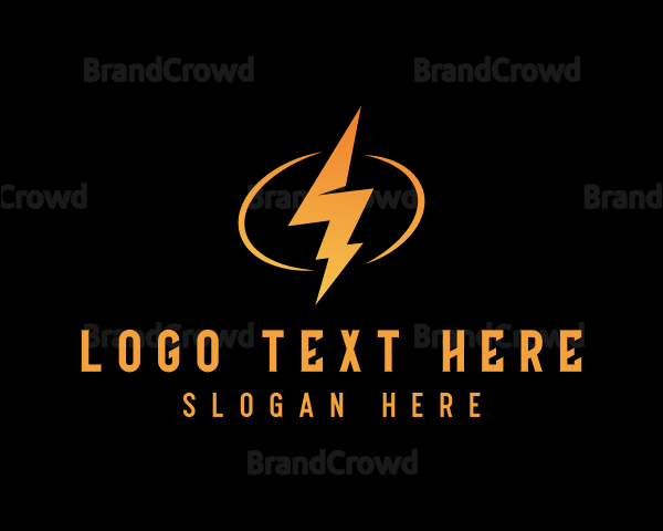 Lightning Bolt Electrician Logo