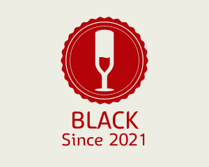 Wine Sommelier Badge  logo design