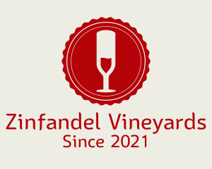 Wine Sommelier Badge  logo design