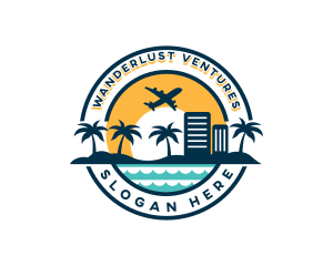 Traveling - Tourism Travel Vacation logo design