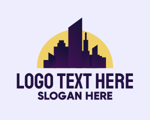 Skyline - Urban City Developer logo design