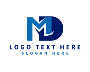 Letter Md - Generic Business Letter MD logo design