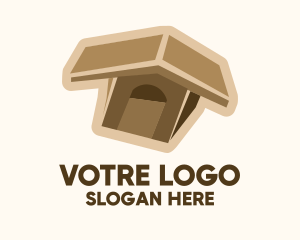 Veterinarian - Brown Dog House logo design