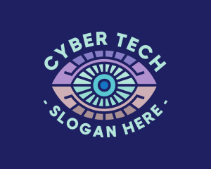 Tech Cyber Eye  logo design