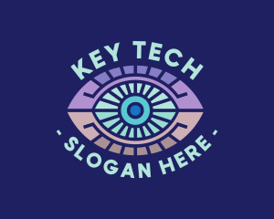 Tech Cyber Eye  logo design