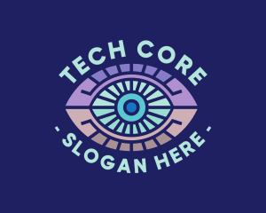 Tech Cyber Eye  logo design