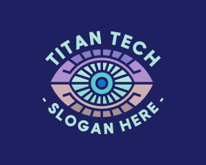 Tech Cyber Eye  logo design