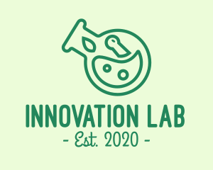 Experimentation - Green Pharmaceutical Laboratory logo design