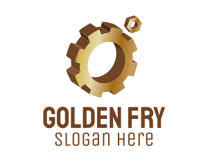 Golden Cog Repair logo design