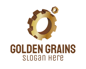 Golden Cog Repair logo design