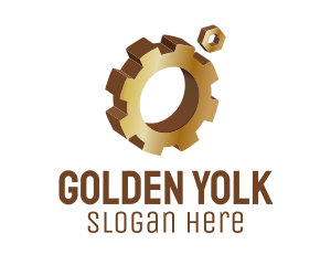 Golden Cog Repair logo design