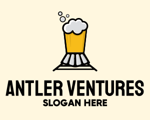 Beer Train Brewery logo design