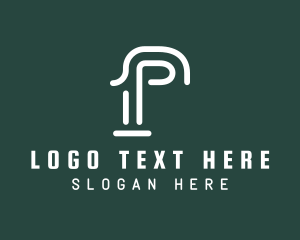 Letter P - Modern Minimalist Business logo design