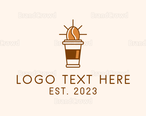 Coffee Bean Cup Logo