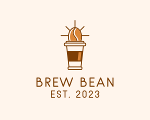 Coffee - Coffee Bean Cup logo design