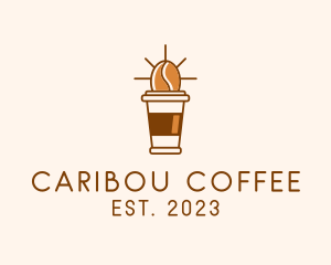 Coffee Bean Cup logo design