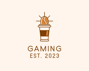 Cafeteria - Coffee Bean Cup logo design
