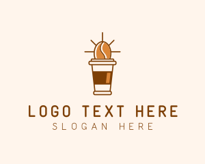 Breakfast Coffee Bean Cafe logo design