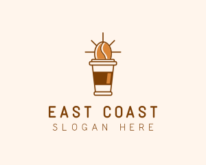 Breakfast Coffee Bean Cafe logo design