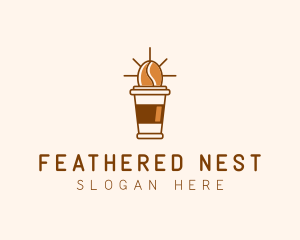 Breakfast Coffee Bean Cafe logo design