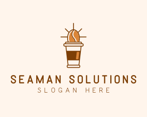 Breakfast Coffee Bean Cafe logo design