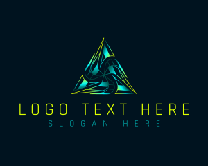 Pyramid - Pyramid Gaming Triangle logo design