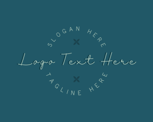 Cursive Handwritten Business Logo