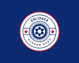 Soccer Ball League Logo