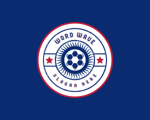 Soccer Ball League Logo