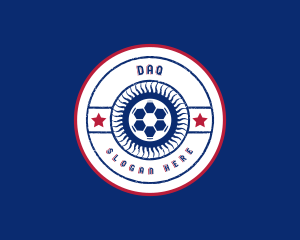 Soccer Ball League Logo