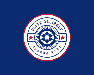 League - Soccer Ball League logo design