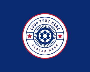 Soccer Ball League Logo