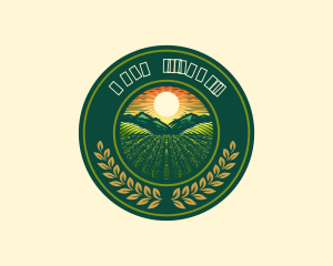 Farm Field Agriculture logo design