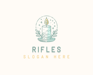 Candle Maker - Scented Candlelight Candle logo design