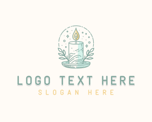 Scented - Scented Candlelight Candle logo design