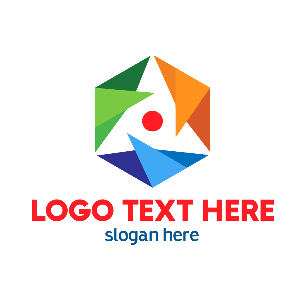 Colorful Hexagon Shape Logo | BrandCrowd Logo Maker